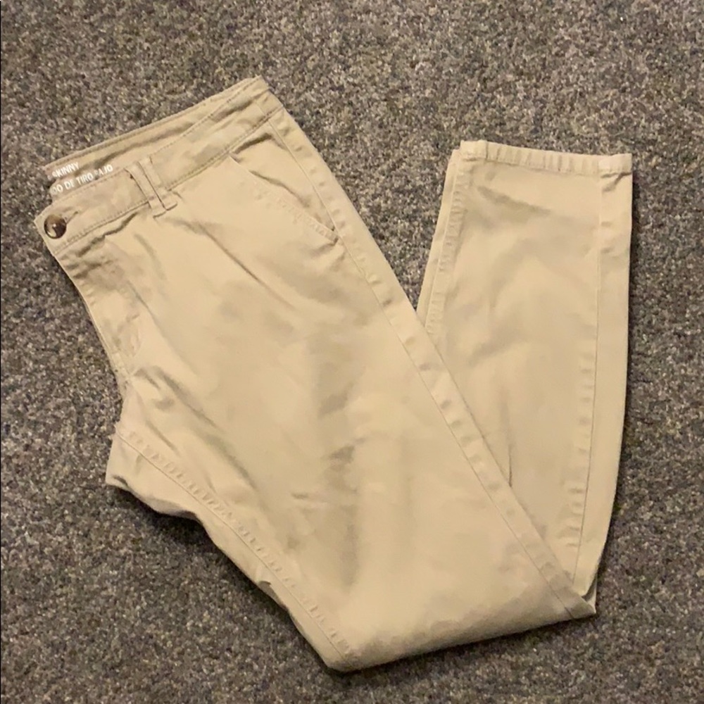 Mossimo Low Rise Skinny Khakis